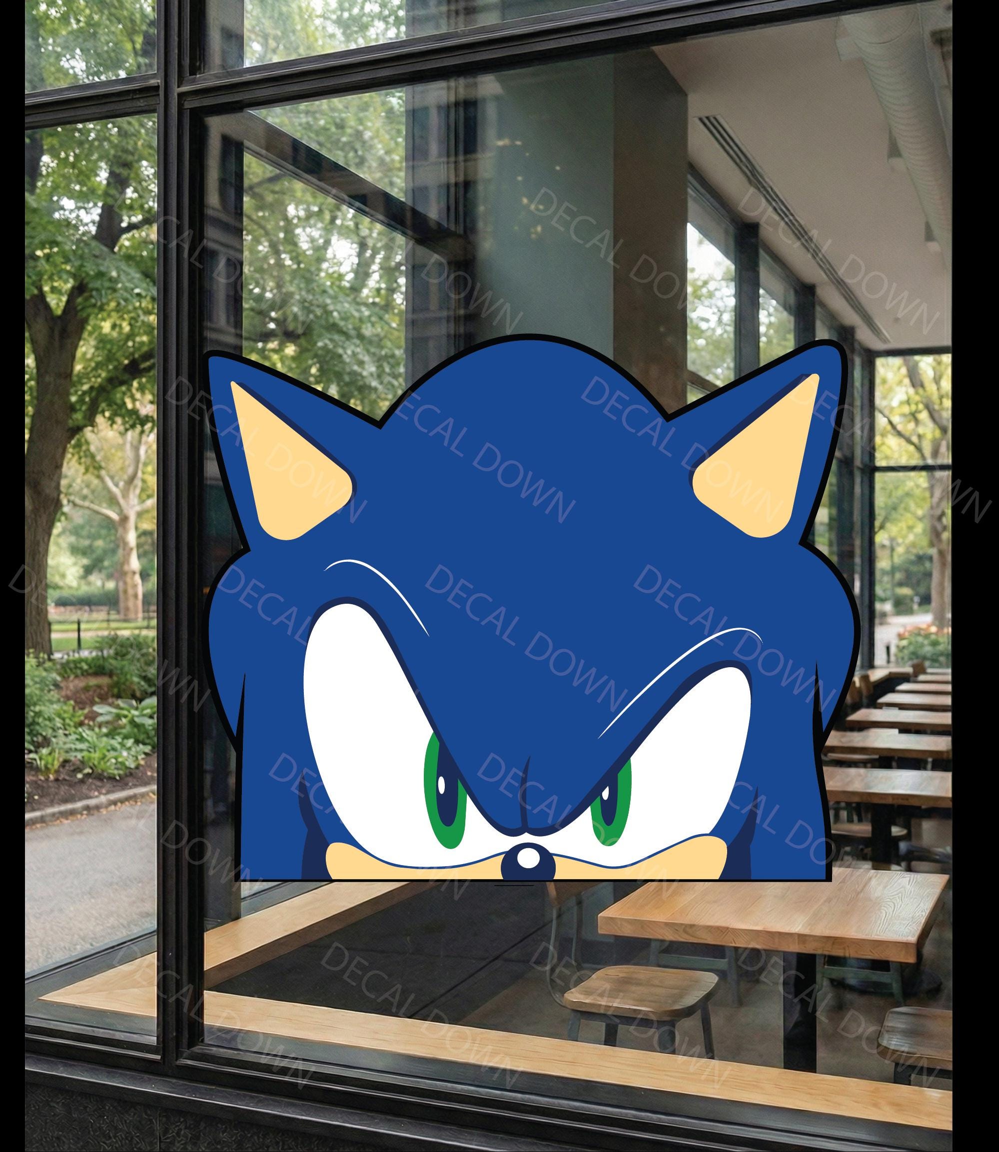 HEDGEHOG PEEKER for laptops, cars, mirrors, & more! High quality water proof decal. Very durable