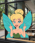 Pixie- Middle Fingers Peeker, Disney Sticker, Waterproof Car Laptop Decal