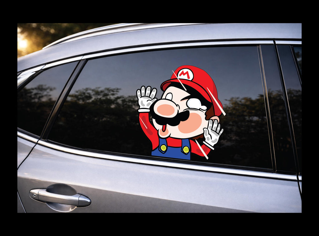 MARIO STICKER  | Waterproof, UV Resistant Laptop Sticker