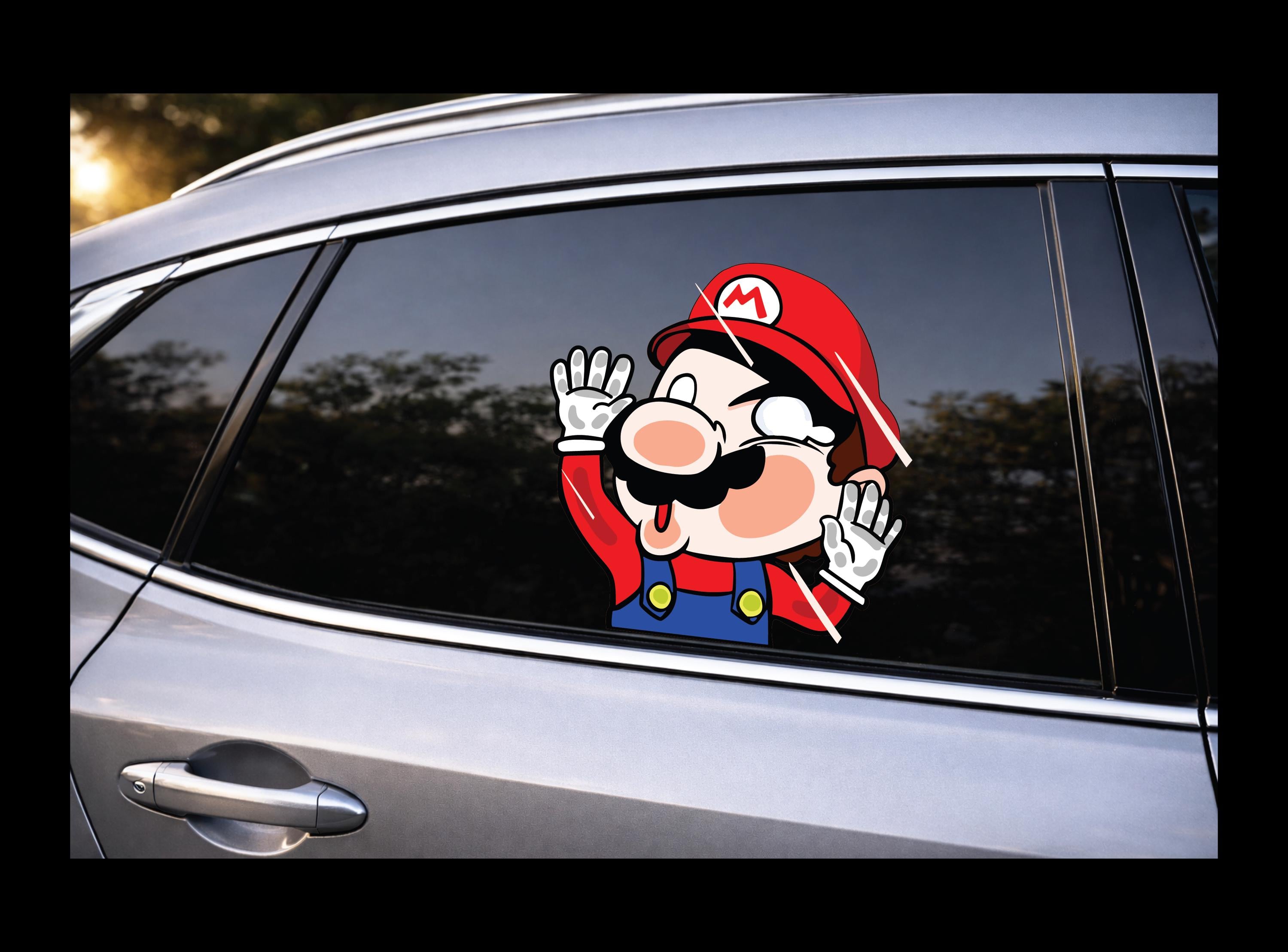 MARIO STICKER  | Waterproof, UV Resistant Laptop Sticker