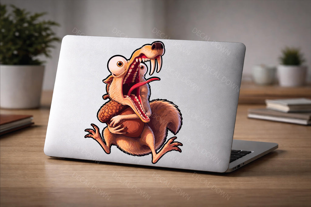 Scrat the Squirrel  Decal, Waterproof, UV Resistant Sticker