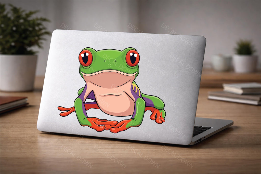 TREE FROG Sticker, Waterproof, UV Resistant Sticker