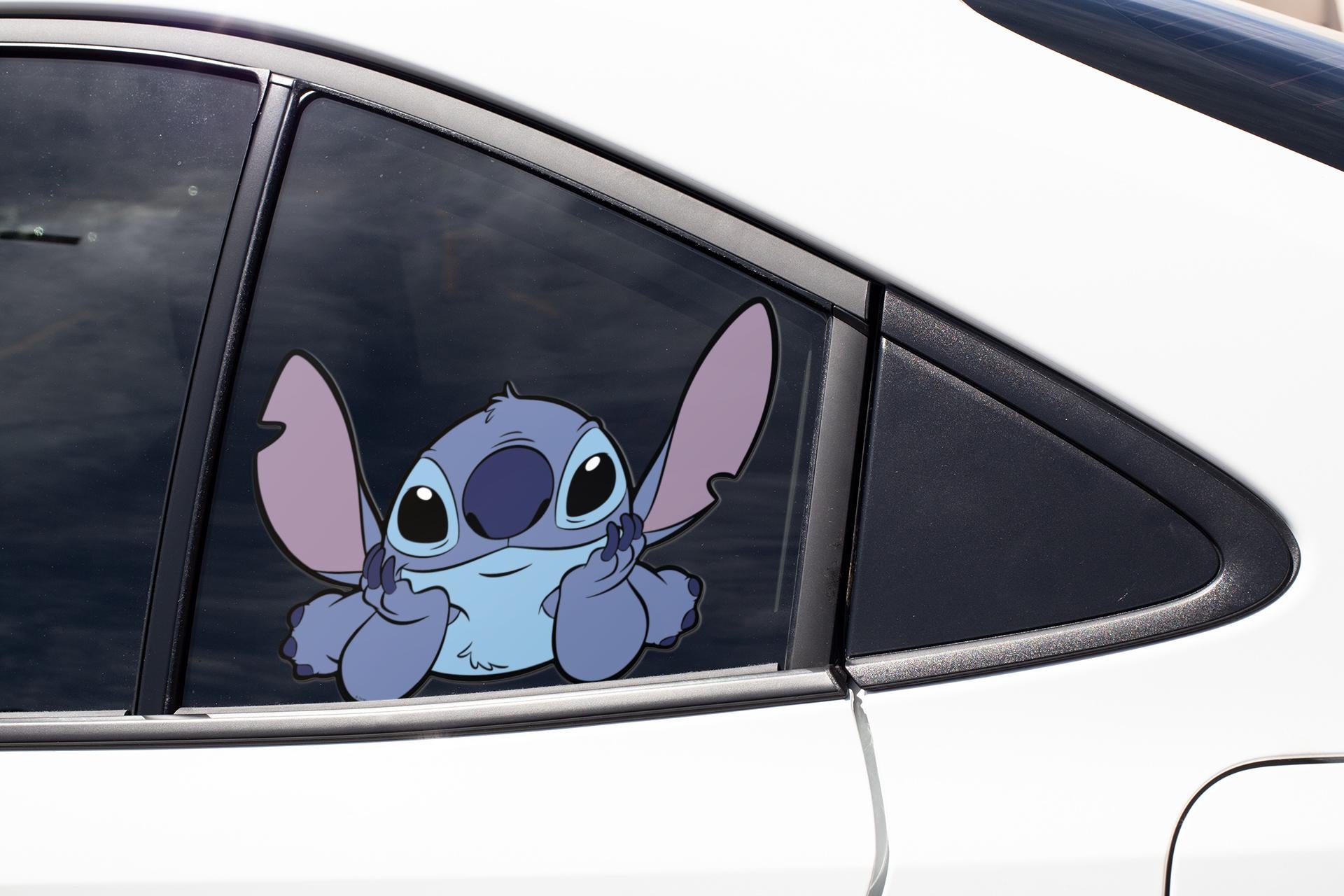 LAYING STITCH  decal for laptops, cars, mirrors, & more! High quality water proof decal.
