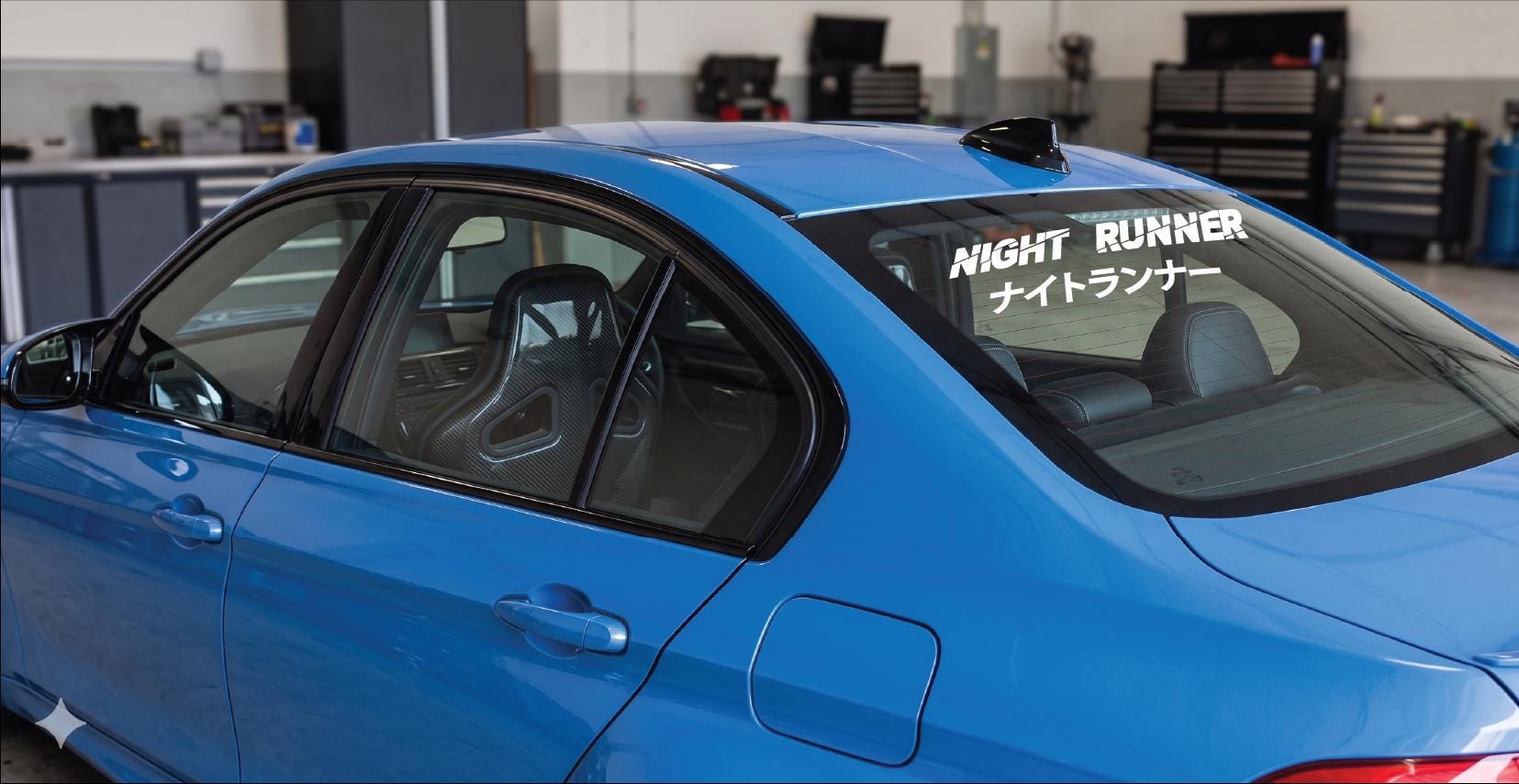 Night Runner JDM  Decal, Waterproof, UV Resistant Sticker