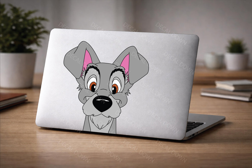CUTE DOG PEEKER  Sticker, Waterproof Car Laptop Decal