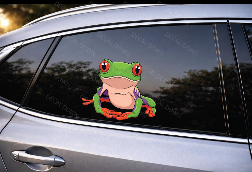 TREE FROG Sticker, Waterproof, UV Resistant Sticker