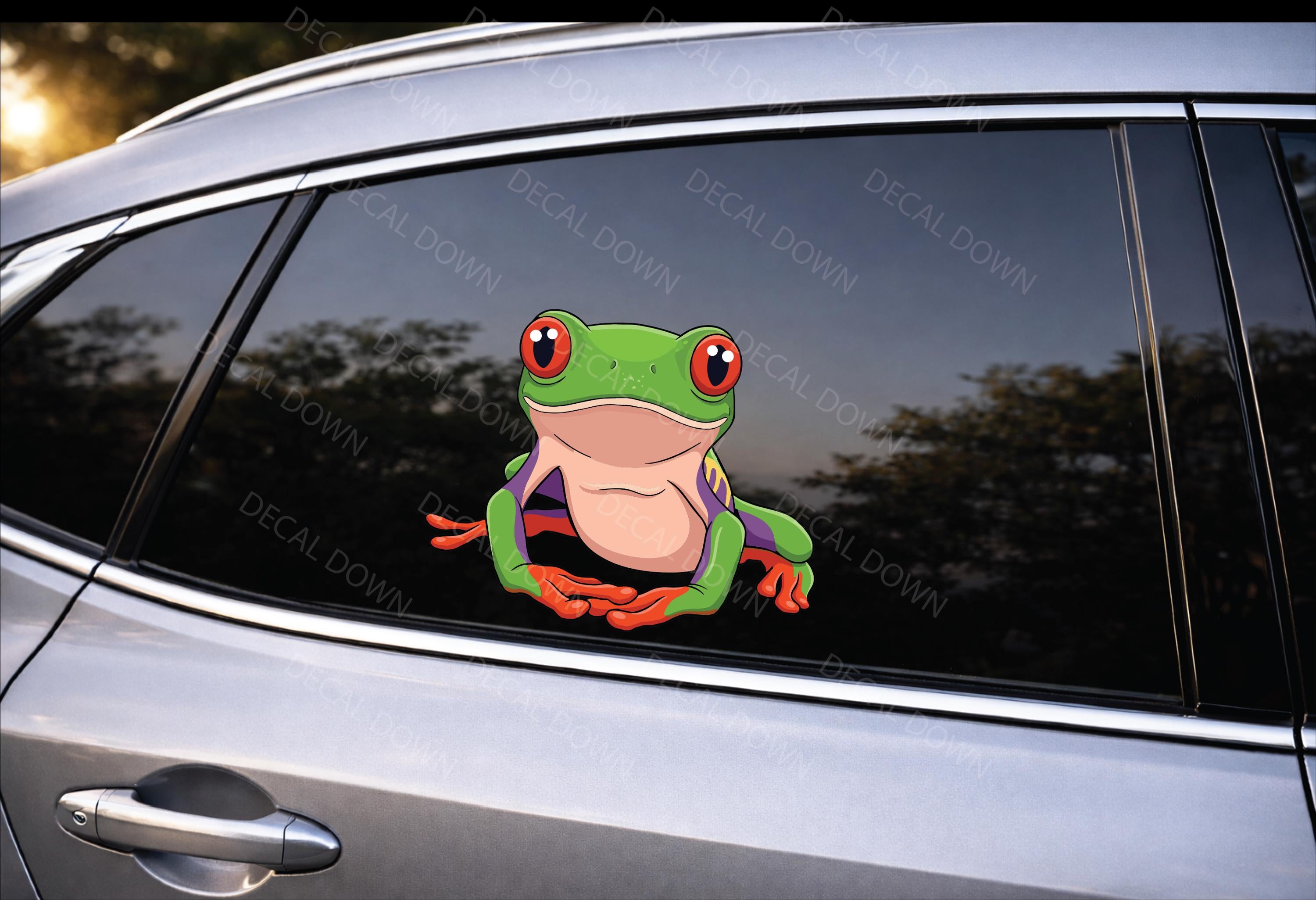 TREE FROG Sticker, Waterproof, UV Resistant Sticker