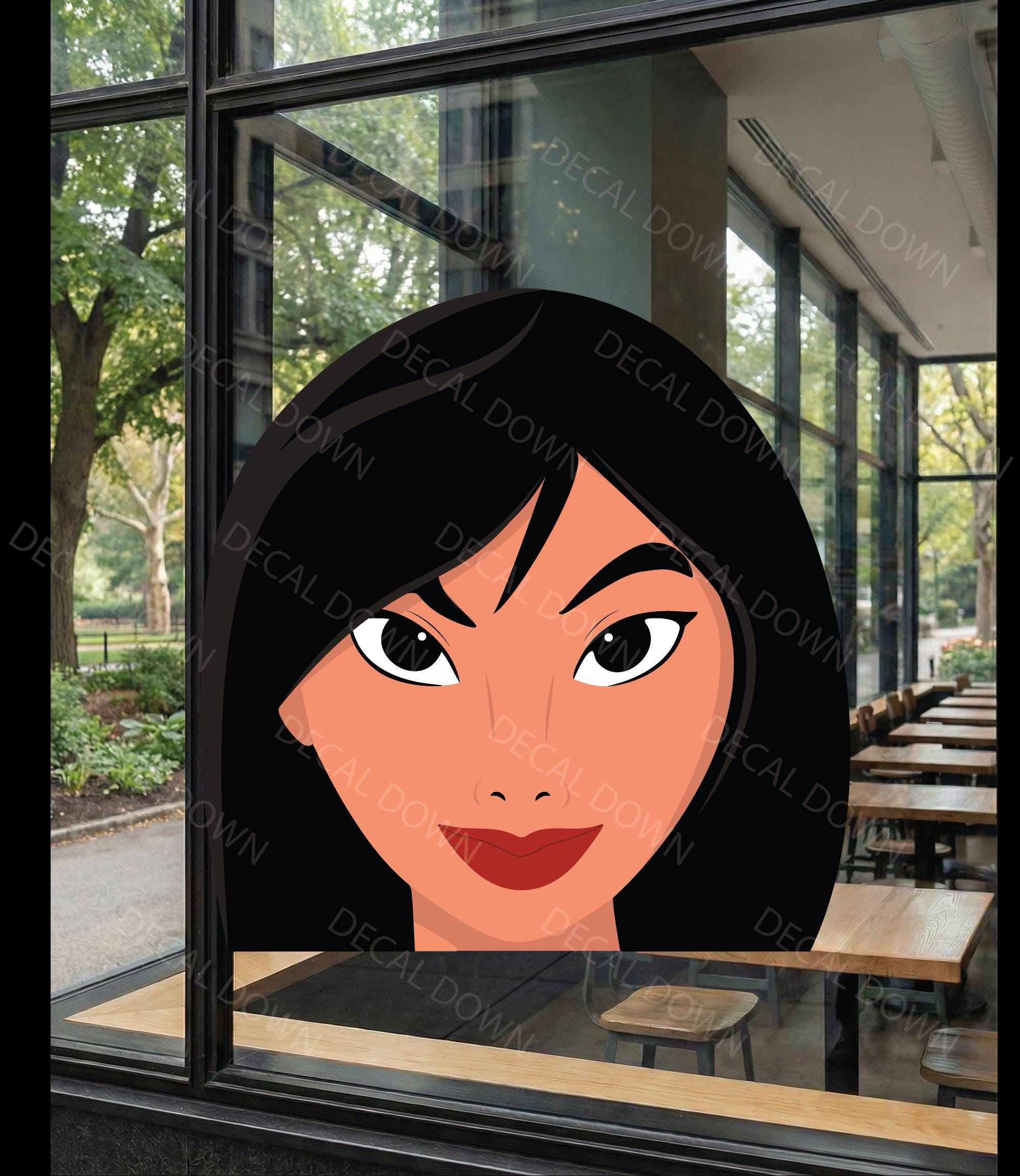 Mulan Sticker,Decal Waterproof, UV Resistant Sticker