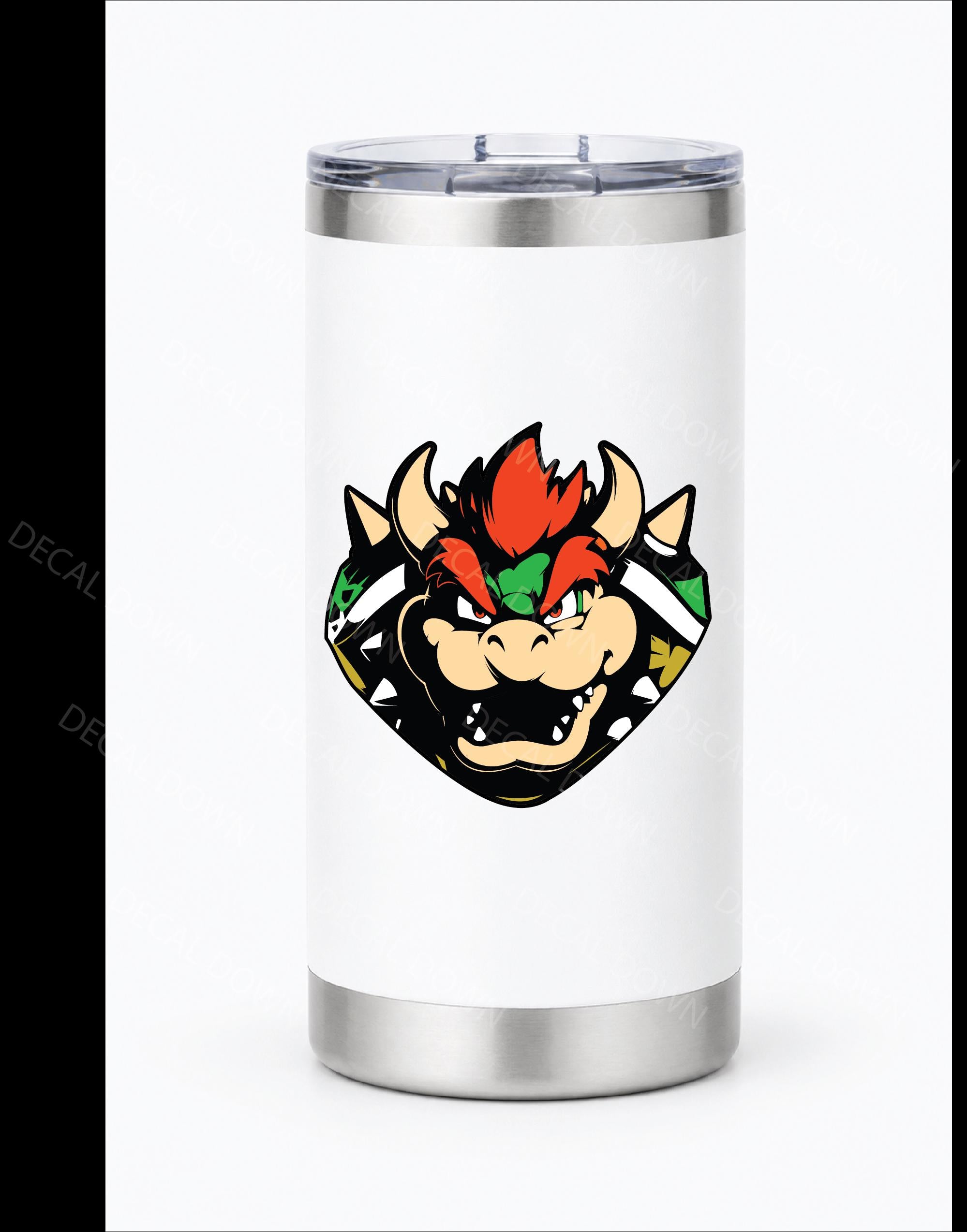 FIERCE BOWSER BADGE for laptops, cars, mirrors, & more! High quality water proof decal. Very durable