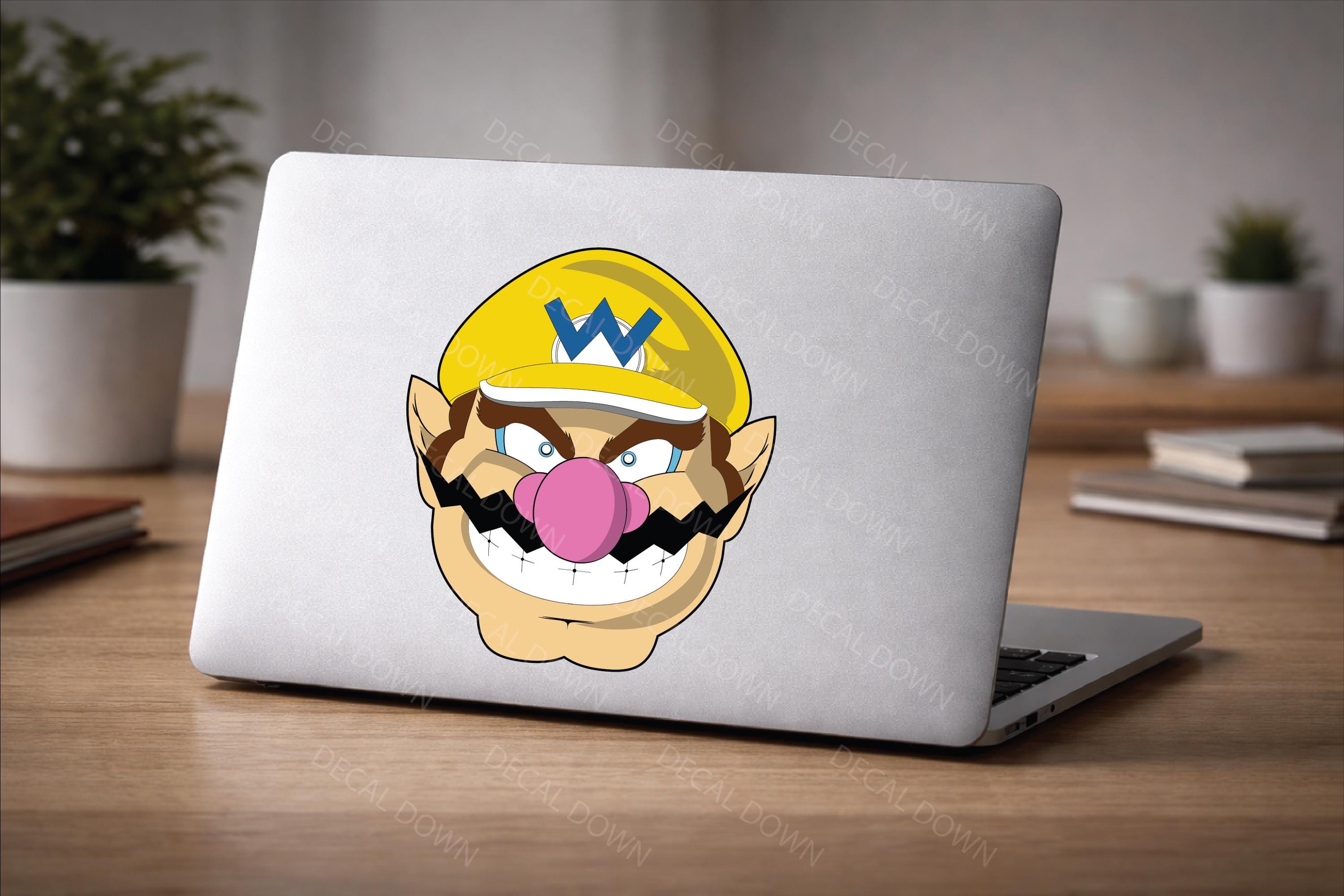 Wario Sticker Decal, Waterproof, UV Resistant Sticker