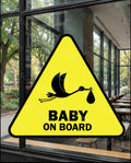 CUTE BABY on BOARD for laptops, cars, mirrors, & more! High quality water proof decal. Very duarable