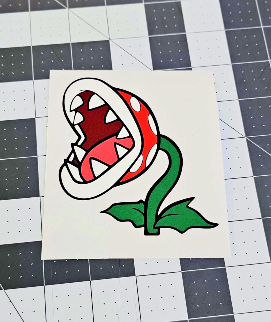 Plant Decal, Waterproof Vinyl Sticker, Car Laptop Die-Cut Graphic