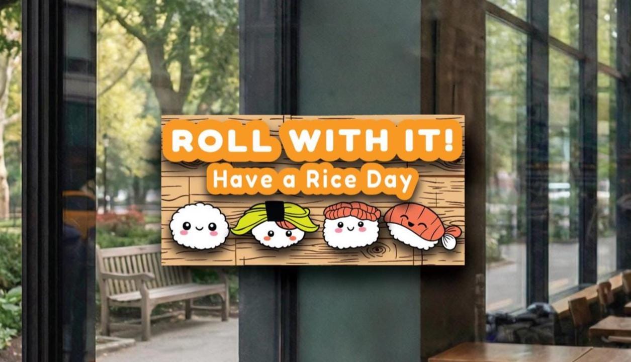 Roll With It!  | Waterproof, UV Resistant Laptop Sticker