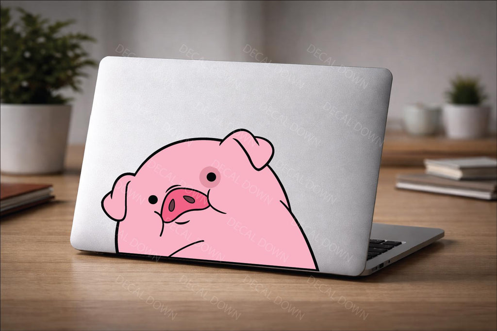 CUTE PIG-Peeker Waterproof, UV Resistant Sticker