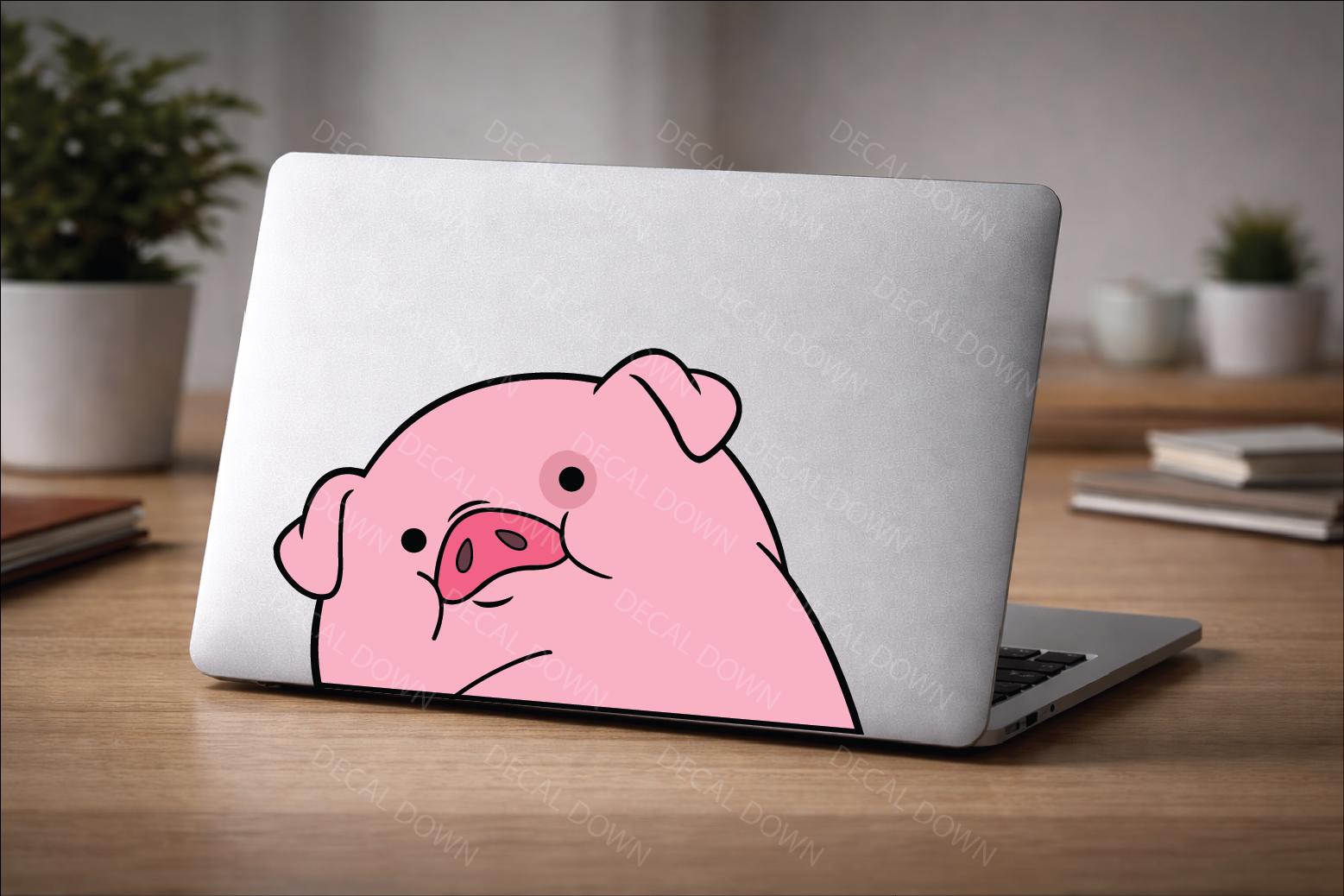 CUTE PIG-Peeker Waterproof, UV Resistant Sticker