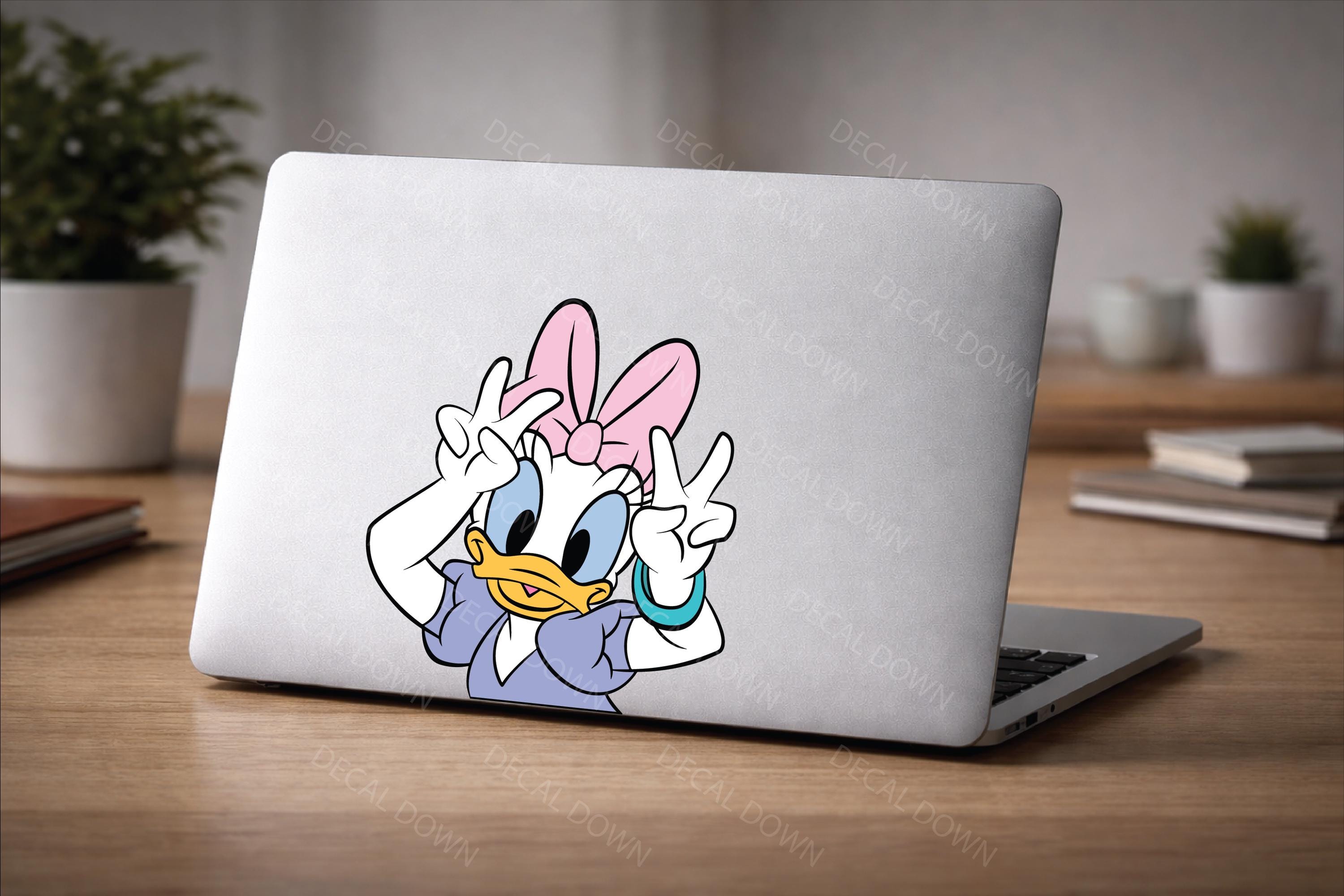 DAISY DUCK PEACE Sign, Disney Sticker, Waterproof Car Laptop Decal