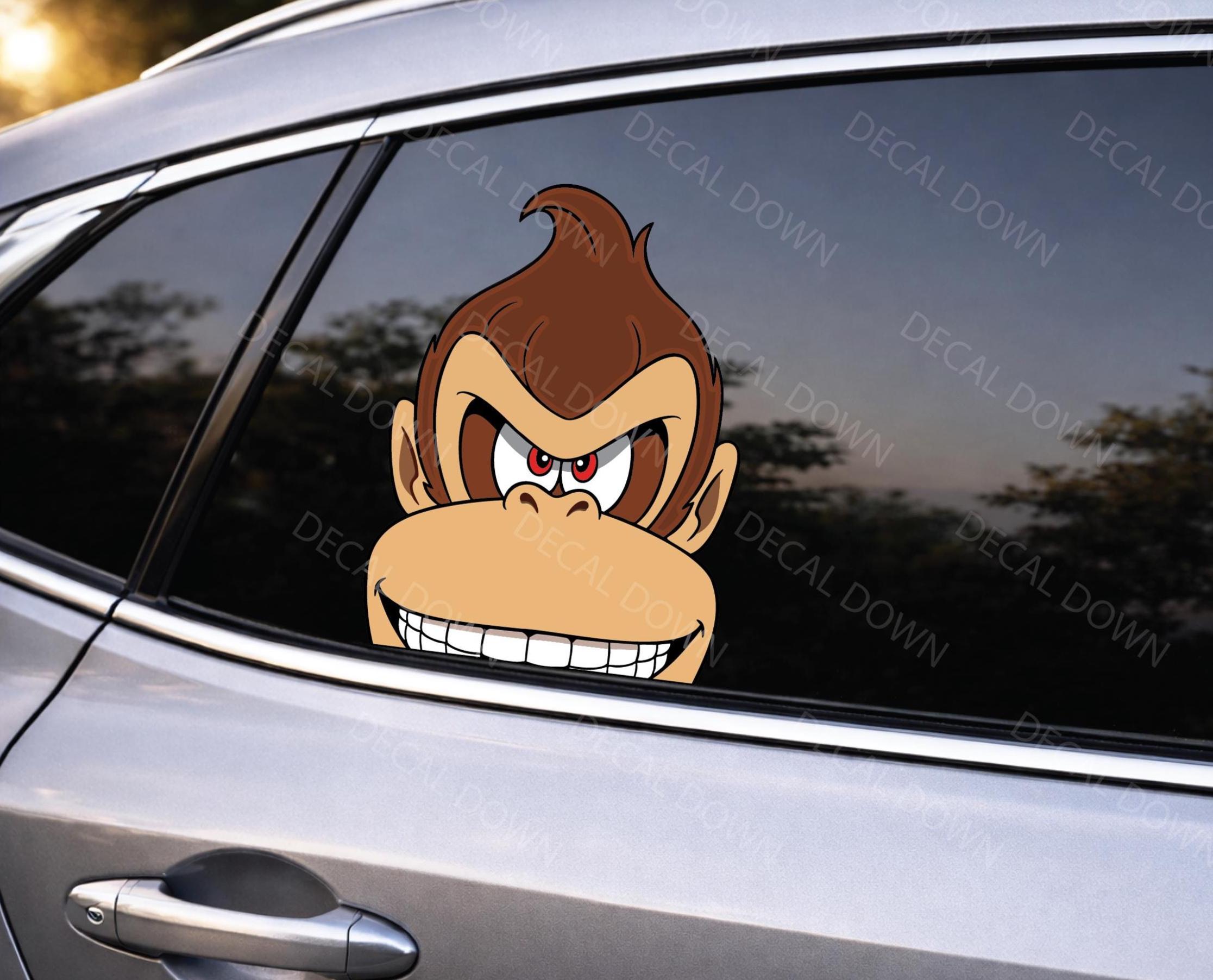 DONKEY KONG Peekr Decal, Waterproof, UV Resistant Sticker