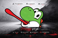 Yoshi Tongue Peeker Decal | , Retro Gamer Sticker, Waterproof Car Laptop Decal