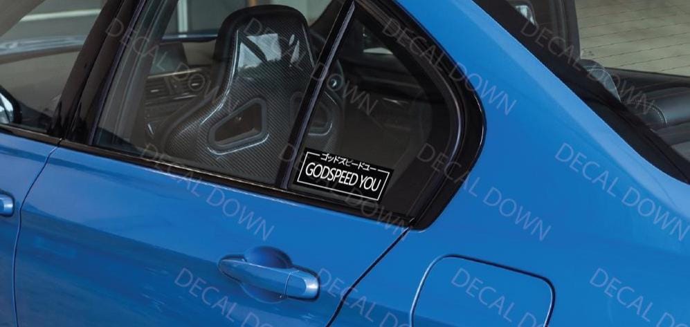 JDM GODSPEED You Sticker  Decal, Waterproof, UV Resistant Sticker