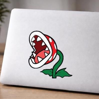 Plant Decal, Waterproof Vinyl Sticker, Car Laptop Die-Cut Graphic