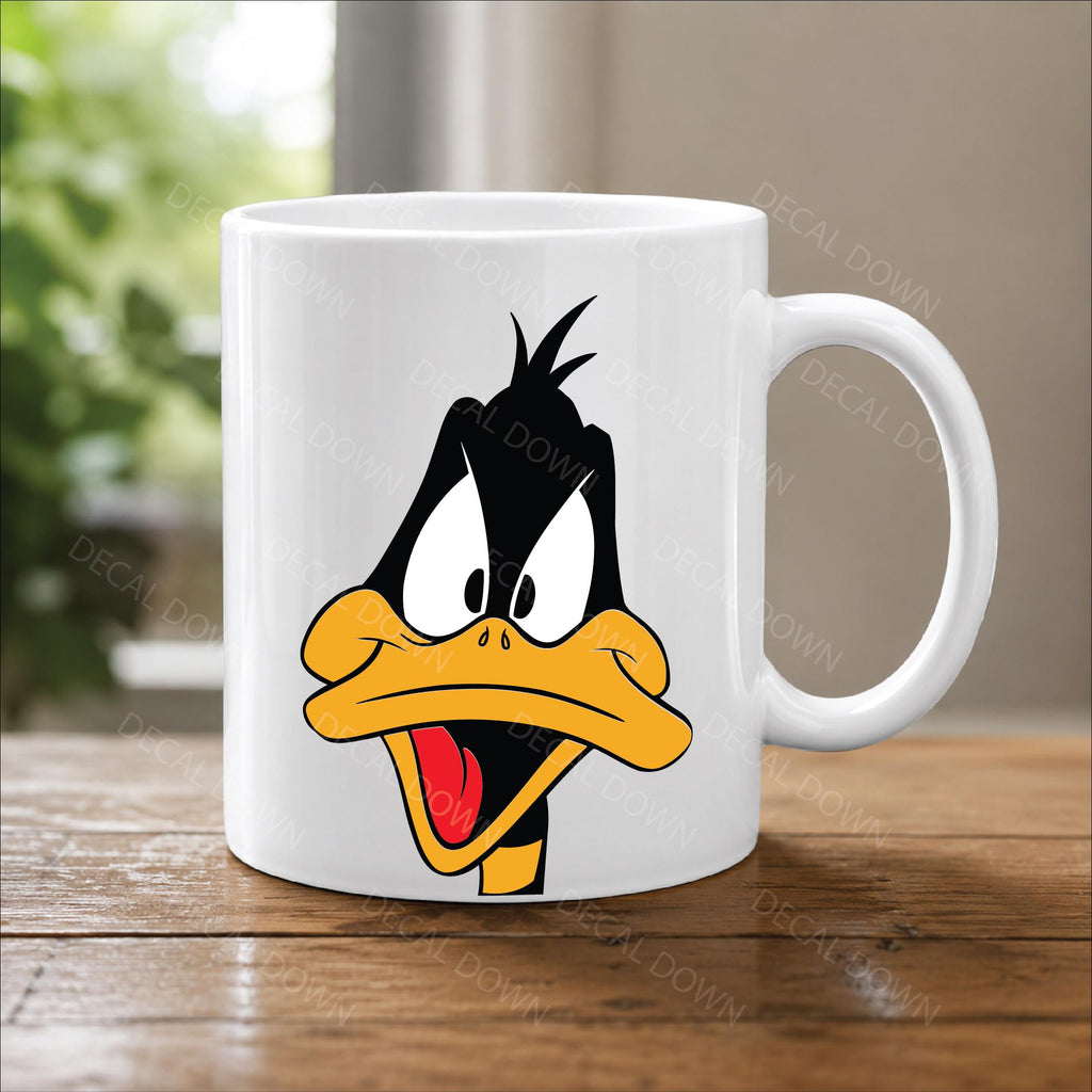 ANGRY Daffy PEEKER Decal, Waterproof, UV Resistant Sticker