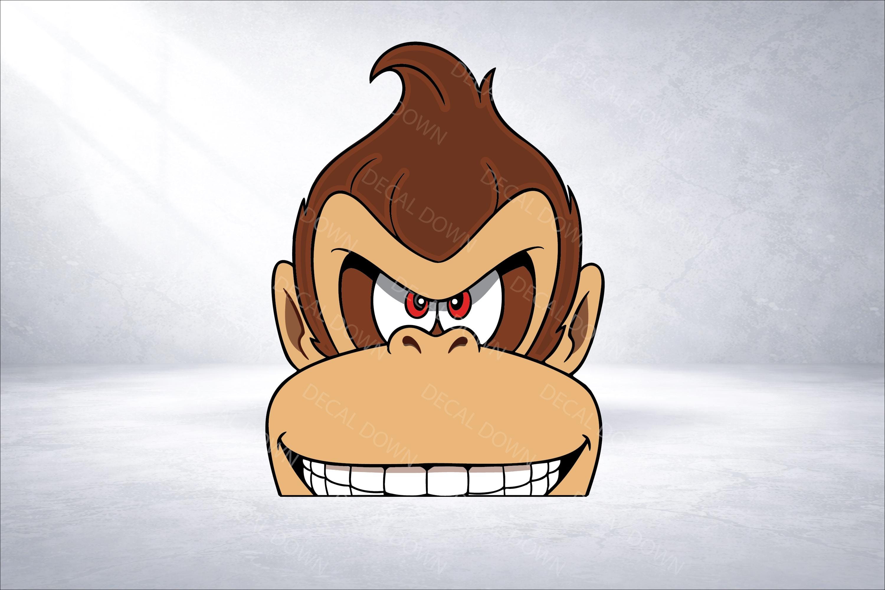 DONKEY KONG Peekr Decal, Waterproof, UV Resistant Sticker