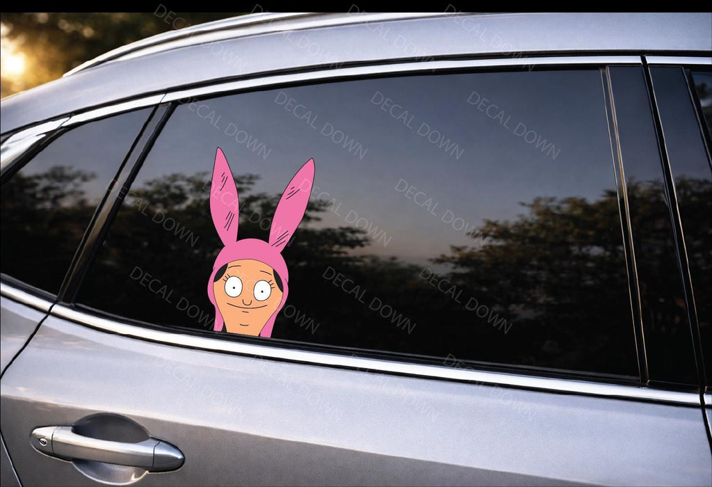 LOUISE-Peeker Waterproof, UV Resistant Sticker