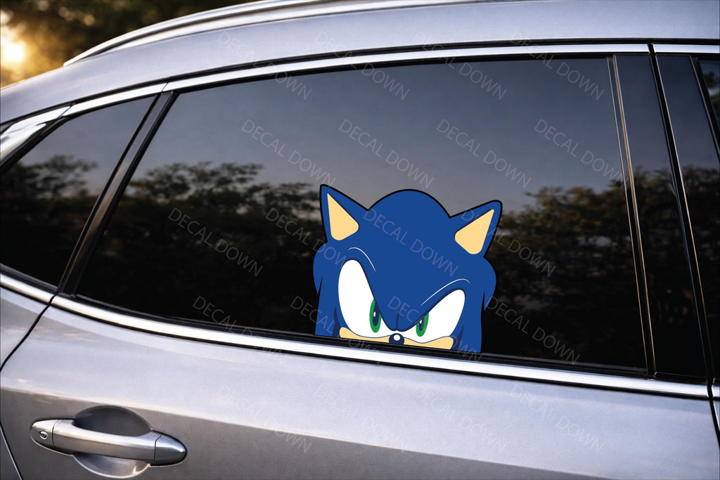 HEDGEHOG PEEKER for laptops, cars, mirrors, & more! High quality water proof decal. Very durable