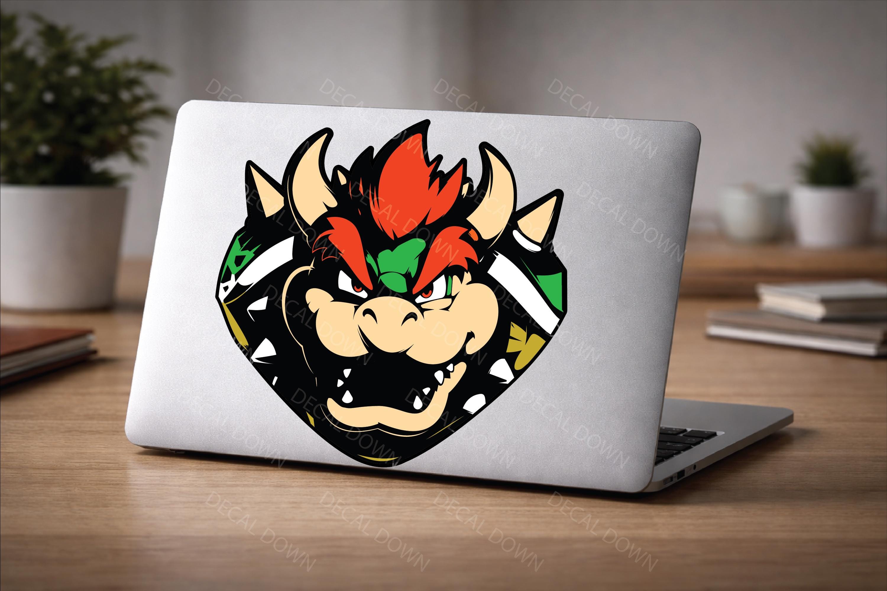 FIERCE BOWSER BADGE for laptops, cars, mirrors, & more! High quality water proof decal. Very durable