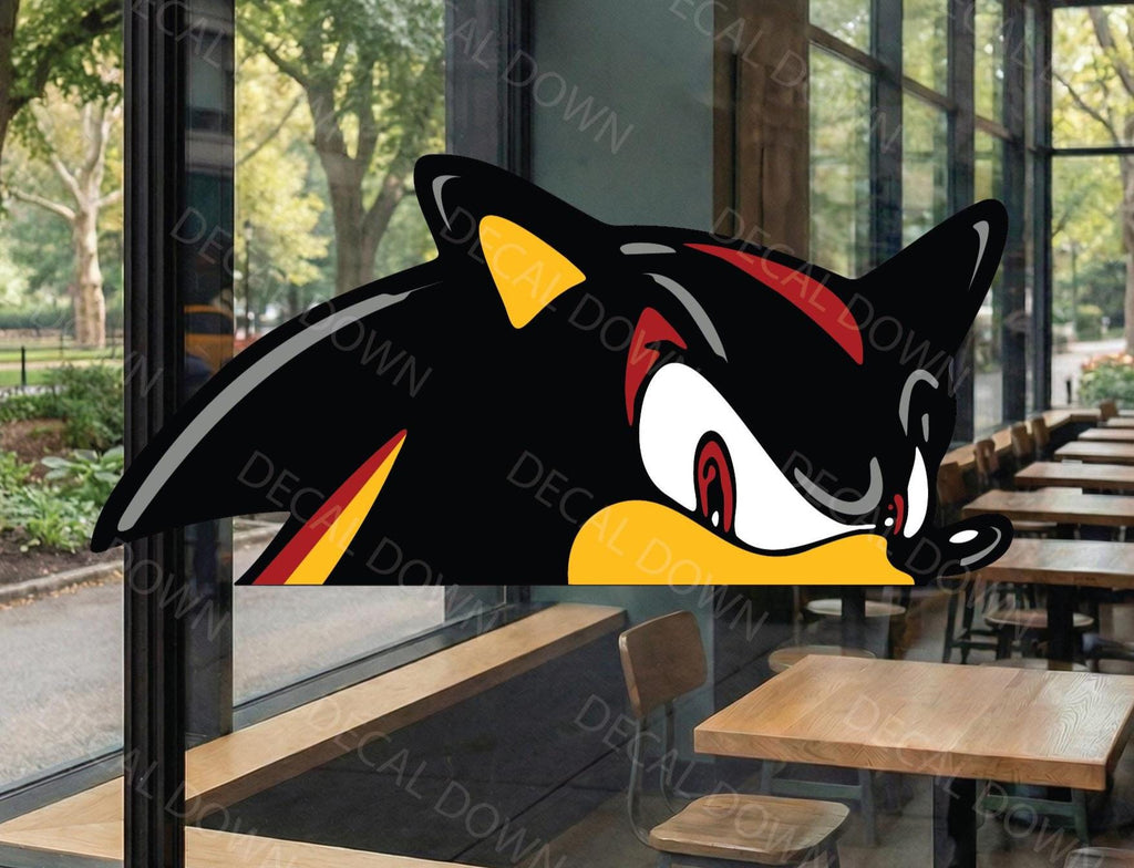 Black Hedgehog-PEEKER Decal, Waterproof, UV Resistant Sticker