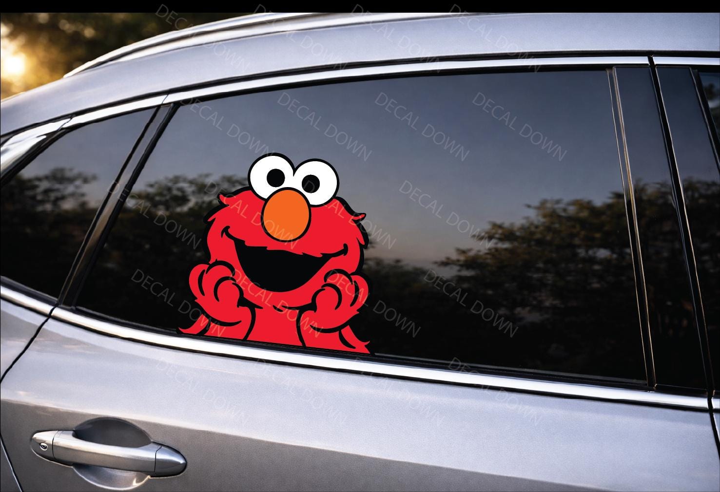 ELMO-Peeker Waterproof, UV Resistant Sticker