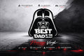 BEST Dad In The Galaxy:  Decal, Waterproof, UV Resistant Sticker