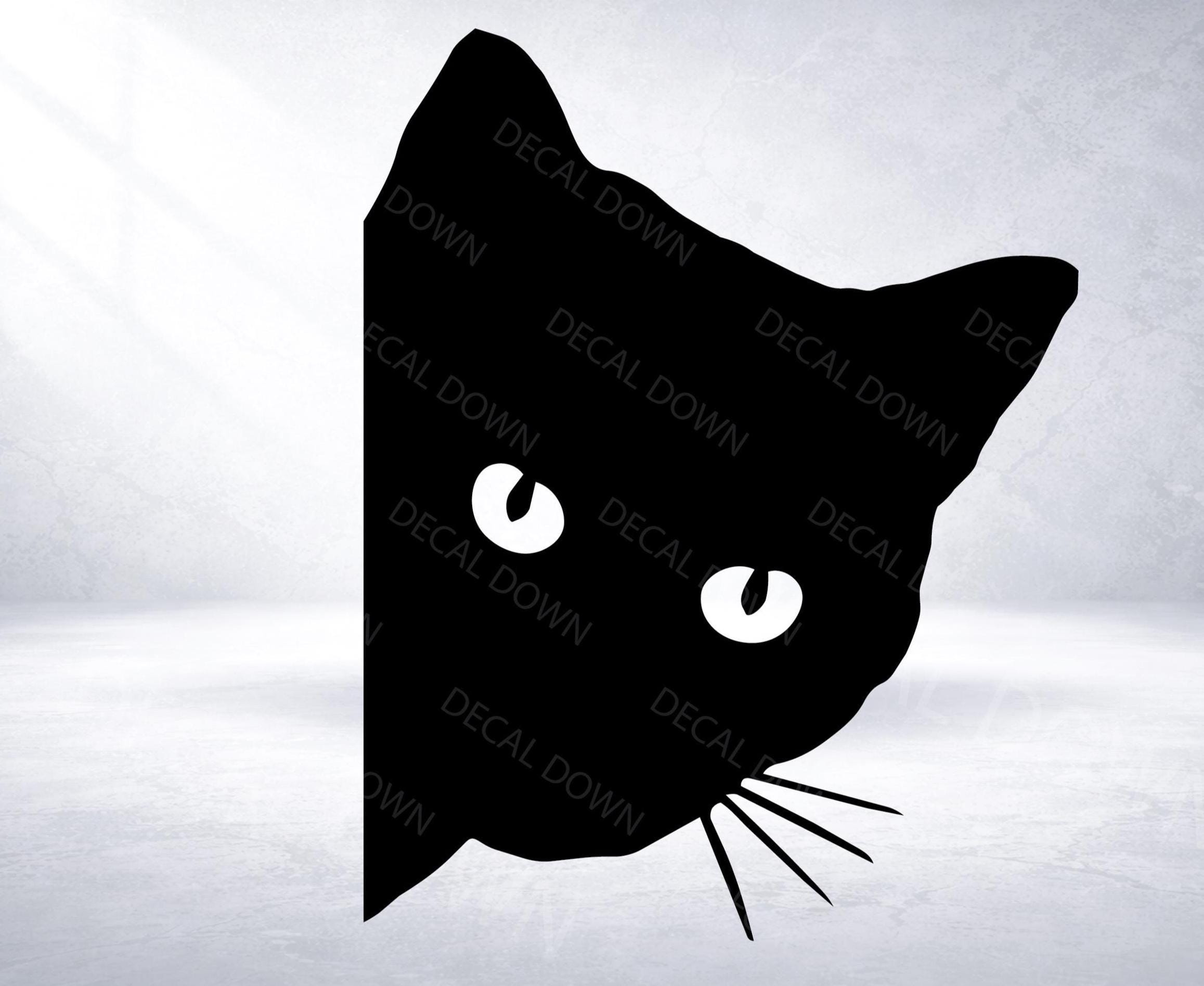 Black Cats Die Cut , Waterproof Car/Laptop Sticker