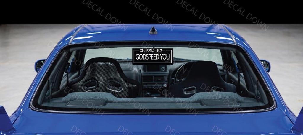 JDM GODSPEED You Sticker  Decal, Waterproof, UV Resistant Sticker