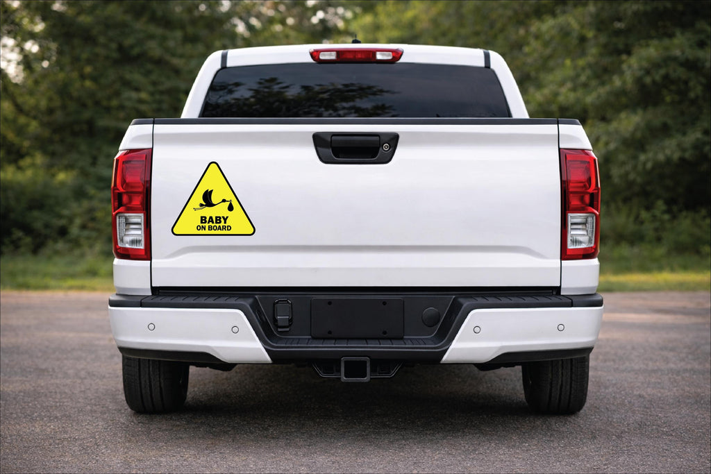 CUTE BABY on BOARD for laptops, cars, mirrors, & more! High quality water proof decal. Very duarable