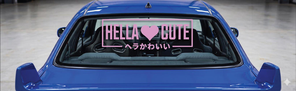 Hella Cute JDM  Decal, Waterproof, UV Resistant Sticker