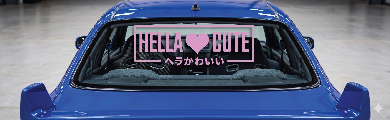 Hella Cute JDM  Decal, Waterproof, UV Resistant Sticker