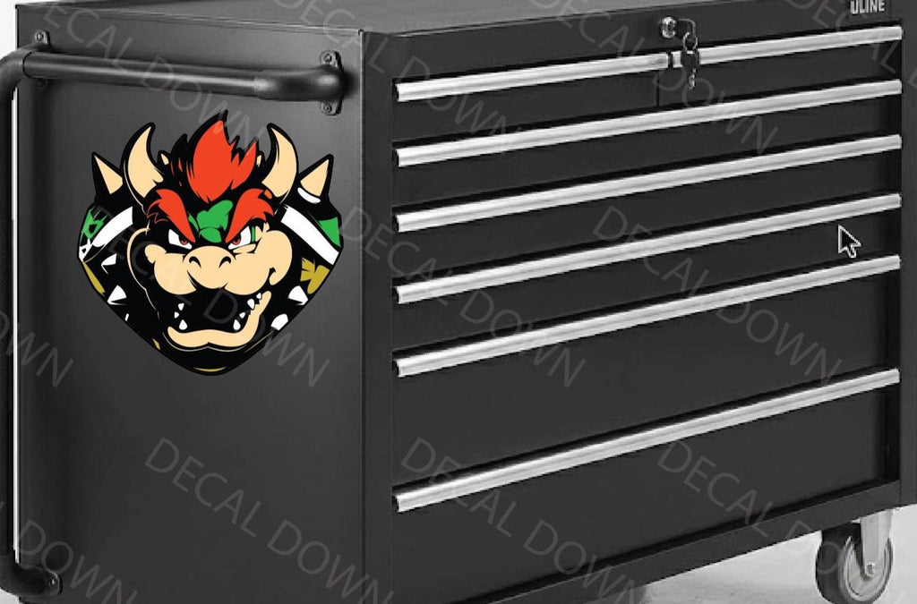 FIERCE BOWSER BADGE for laptops, cars, mirrors, & more! High quality water proof decal. Very durable