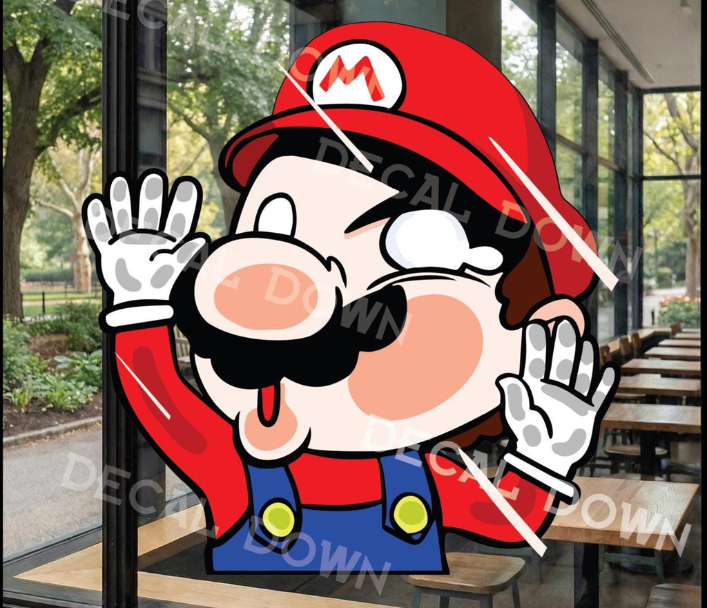 MARIO STICKER  | Waterproof, UV Resistant Laptop Sticker