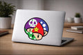 1-UP Mushroom Vinyl Decal | Waterproof, UV Resistant Laptop Sticker