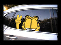 Cat Peeker Decal | Waterproof Vinyl Sticker for Laptops, Cars