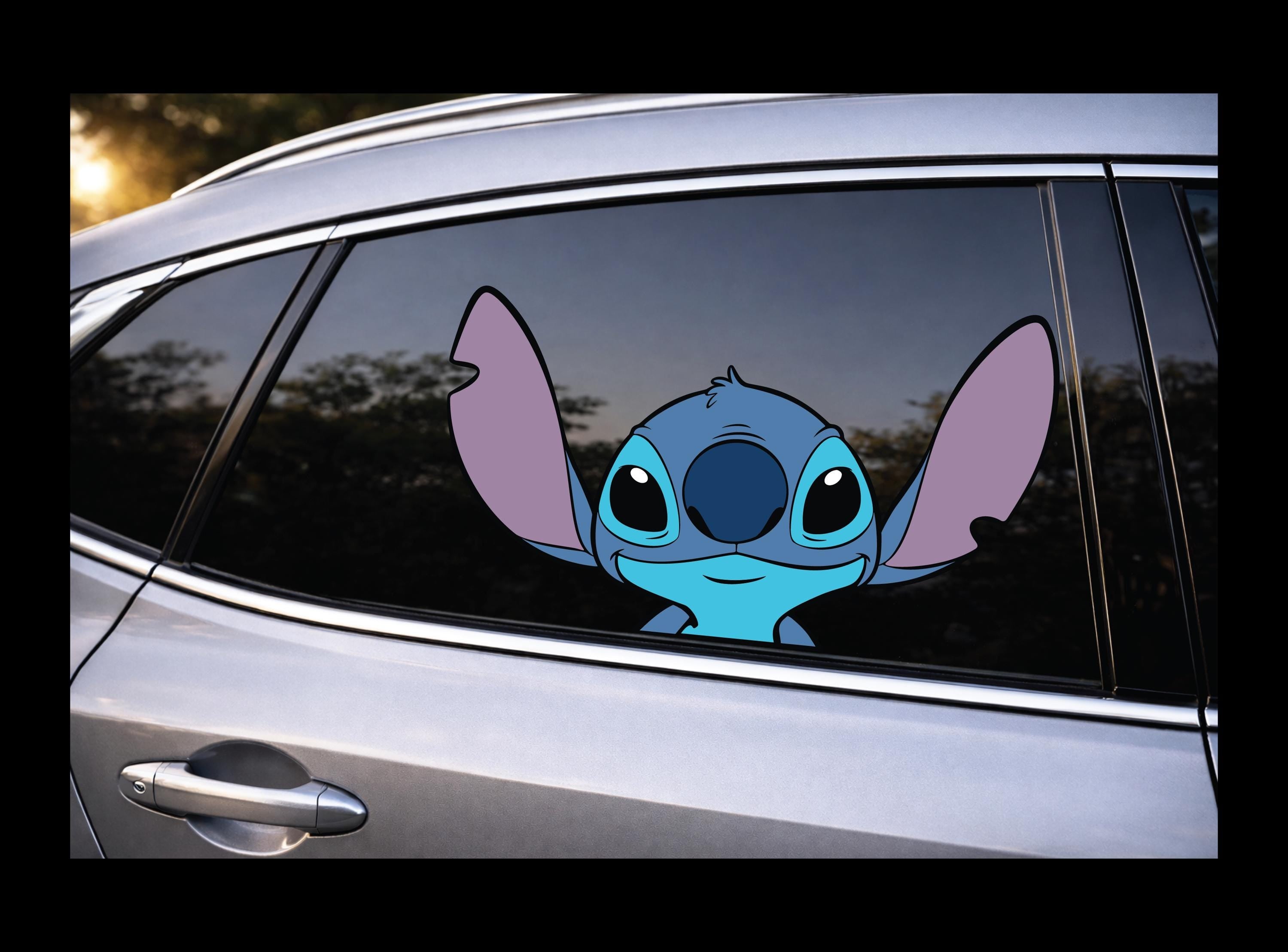 Stitch Peeker Decal | Waterproof Vinyl Sticker for Laptops, Cars