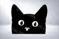 Cute Cat Peeker, Waterproof Car/Laptop Sticker
