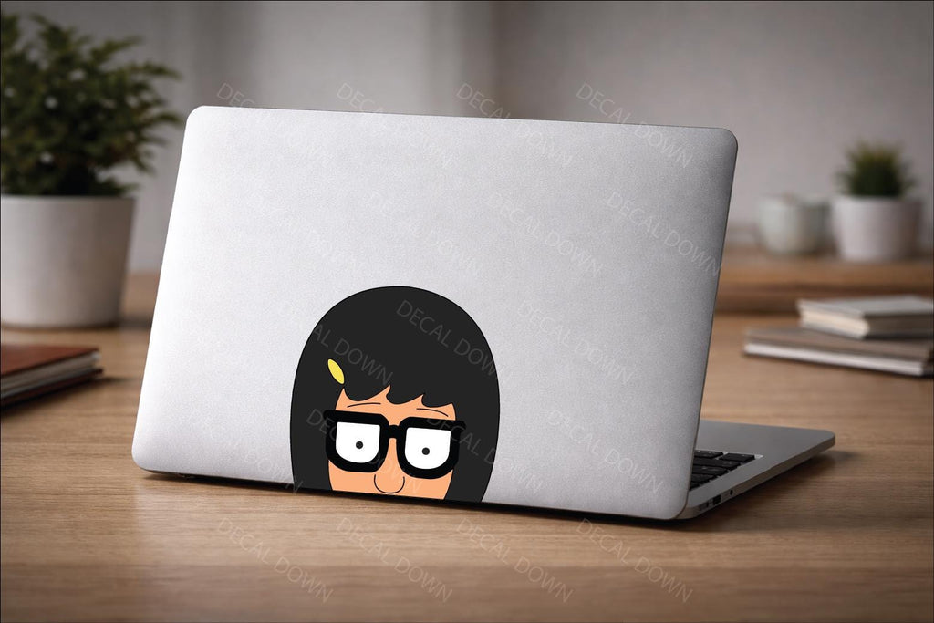 TINA -Peeker Waterproof, UV Resistant Sticker